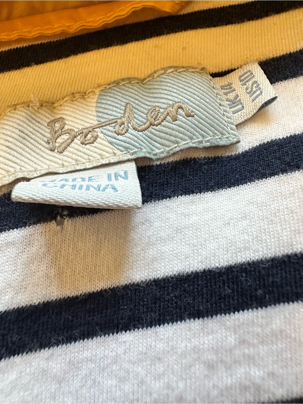 Boden Yellow Quilted Hooded Puffer Vest - Picture 5 of 5